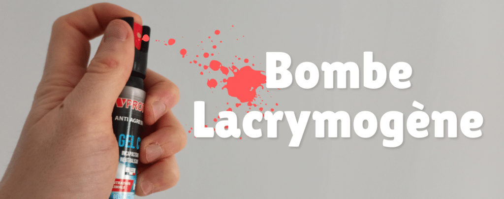 LA MEILLEURE DEFENSE PERSONNELLE : BOMBE LACRYMOGÈNE AU PIMENT