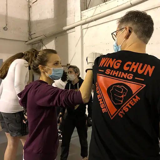Photo cours de Wing Chun avec Pierre-Hilaire